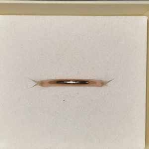 10k rose gold band